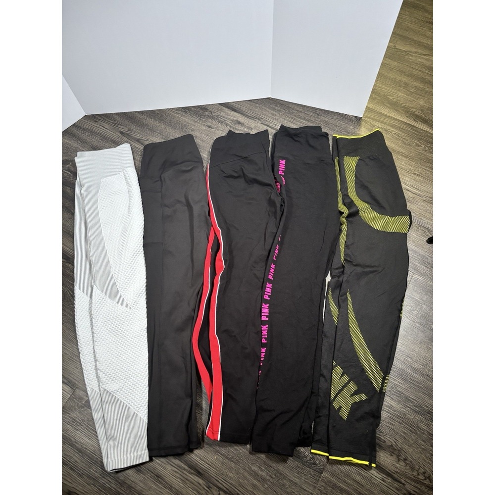 Lot 5 Women Workout Leggings M PINK VS LegEnd Hot Kiss Bella Movement